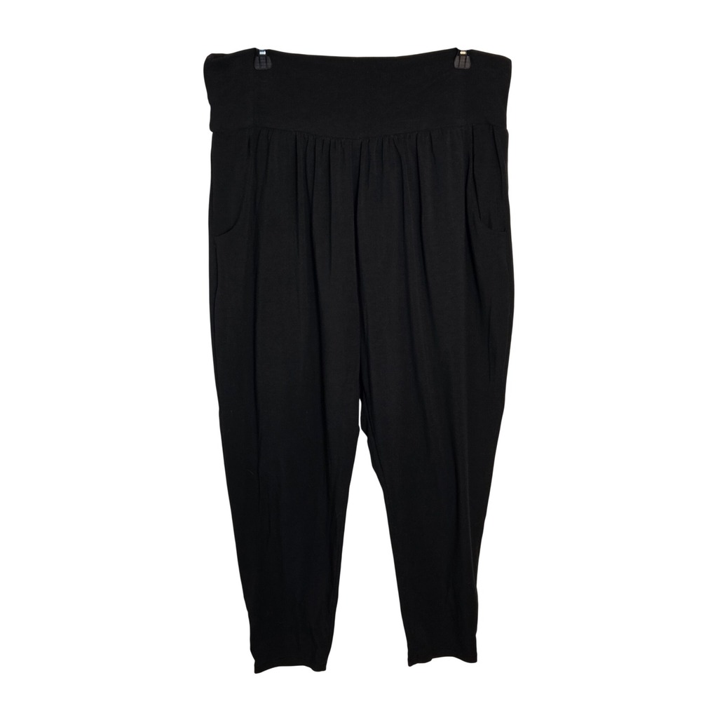 Prana‎ Ryley Crop Joggers Womens Size XL Black Yoga Lounge Pants Casual Comfort